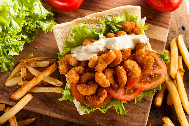 istock Homemade Shrimp Po Boy Sandwich 481784033