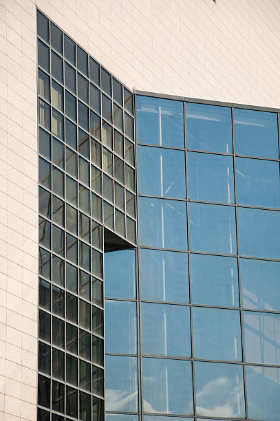 istock Fragment of a modern building wall 481785144