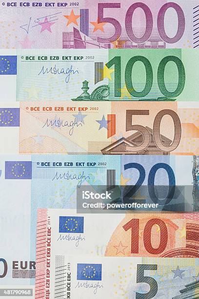 Euros Stock Photo - Download Image Now - 2015, Backgrounds, Color Image