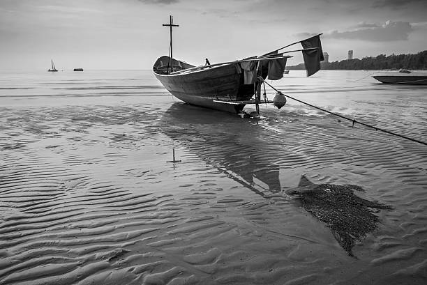 istock Fishing boat at Rayong beach ,Thailand 481801412