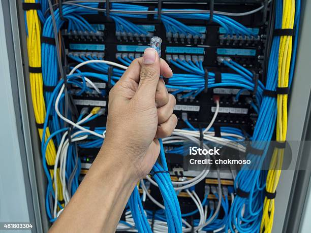 Lan Cable Stock Photo - Download Image Now - 2015, Business, Cable