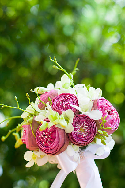 istock wedding flowers from pink lotus flower. 481807010