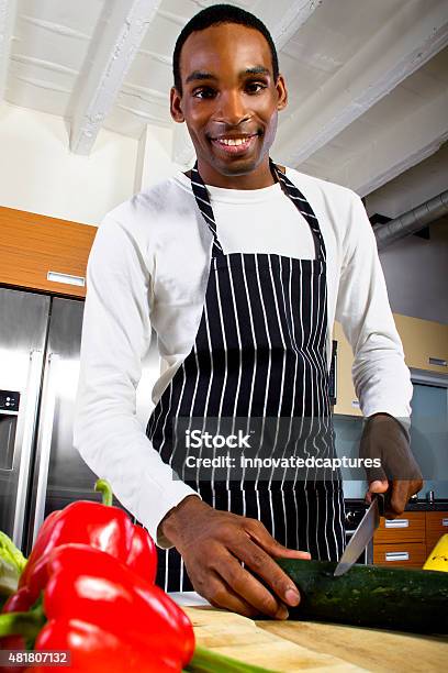 Cooking At Home Stock Photo - Download Image Now - African Ethnicity, African-American Ethnicity, Black Color