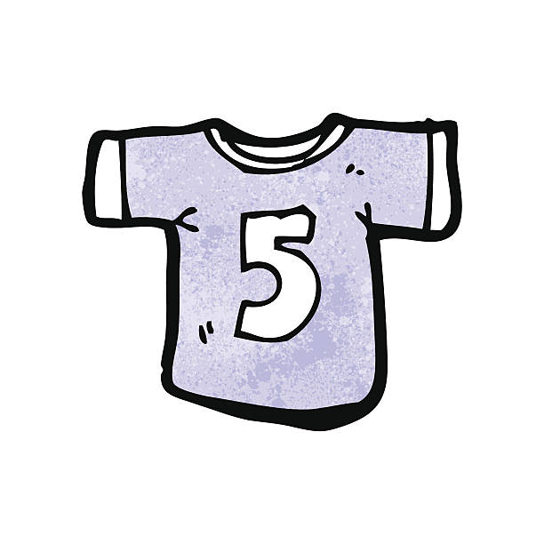 istock cartoon sports shirt with number five 481811903