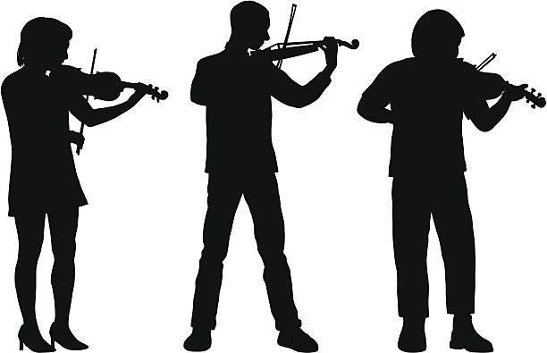 ilustraciones, imágenes clip art, dibujos animados e iconos de stock de violines - violinist