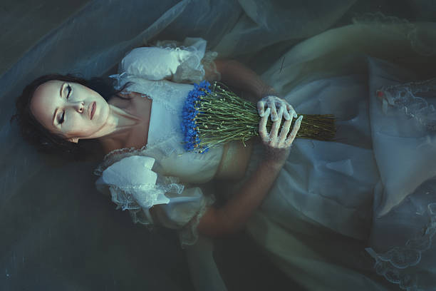 istock Girl is drowned under water. 481814080
