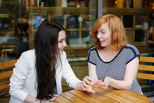 istock Two woman at the outdoors cafe 481814164