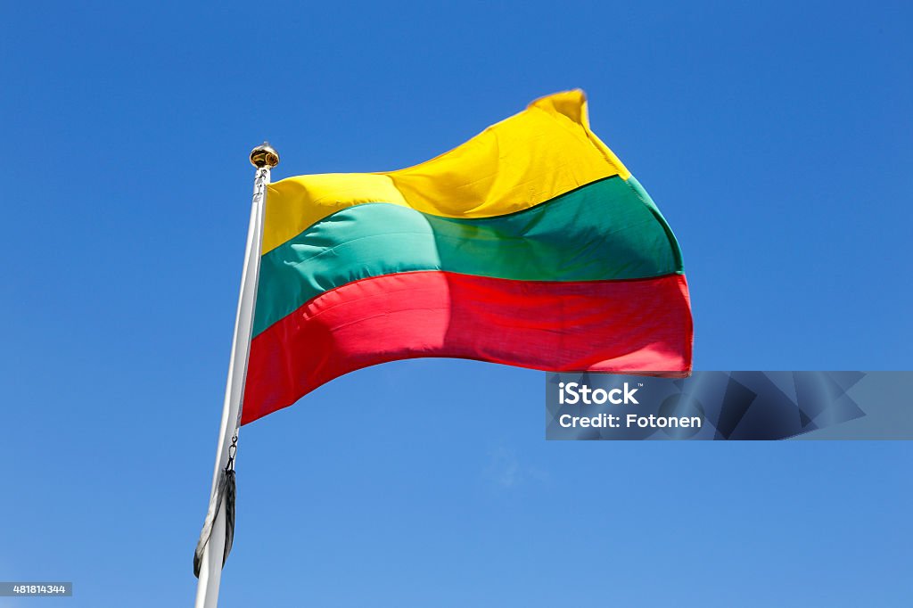 Bandeira Lituânia - Foto de stock de Bandeira Lituânia royalty-free