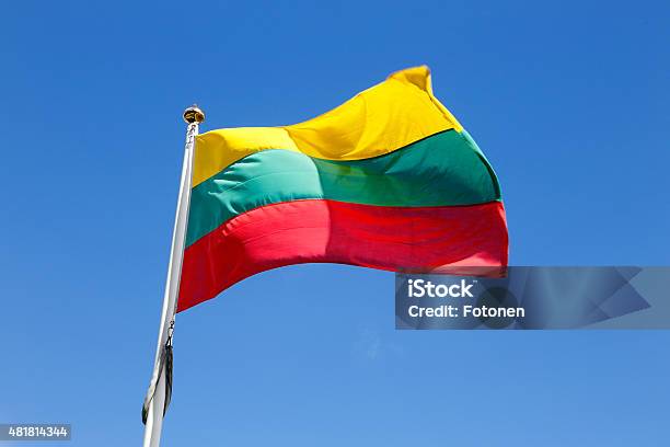 Foto de Bandeira Lituânia e mais fotos de stock de Bandeira Lituânia - Bandeira Lituânia, Bandeira, Lituânia