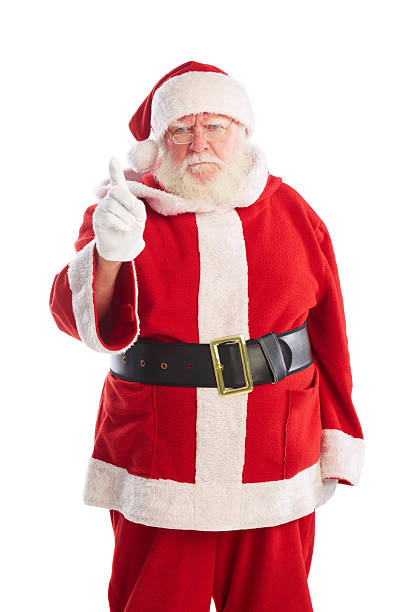istock Displeased santa claus scolding 481822150
