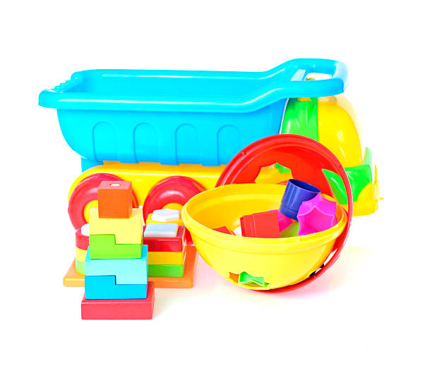 istock Children's toys isolated on white background 481825843