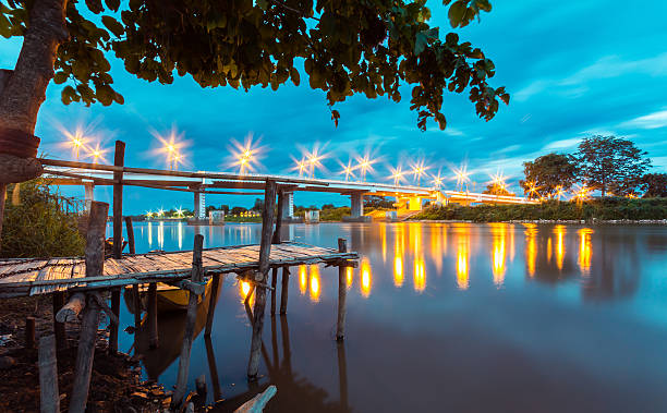istock Mengrai bridge at twilight in Chiang rai, Thailand 481826336