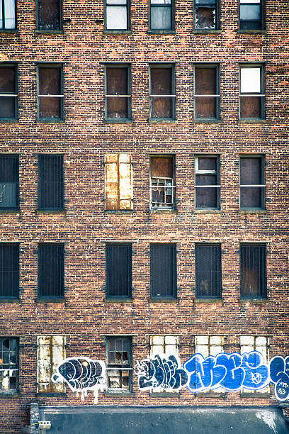 high line abandonado edifício - tenament - fotografias e filmes do acervo