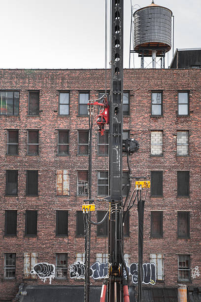 high line edificio di new york - tenament foto e immagini stock