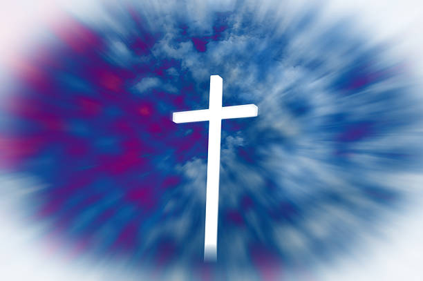istock The Crucifix  with a surreal background with copy space 481832820