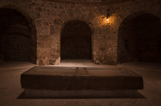 Ruins of old vinery in Mor Gabriel Monastery complex Mardin, Turkey - May 28, 2015: Ruins of old vinery in Mor Gabriel Monastery complex midyat photos stock pictures, royalty-free photos & images