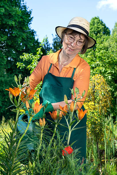 istock Smiling woman enjoying the spring sunshine. 481835594