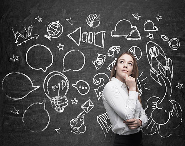 istock lady is thinking about optimisation of the marketing 481835728