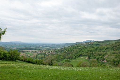 Springtime scene in zagorje, Croatia.