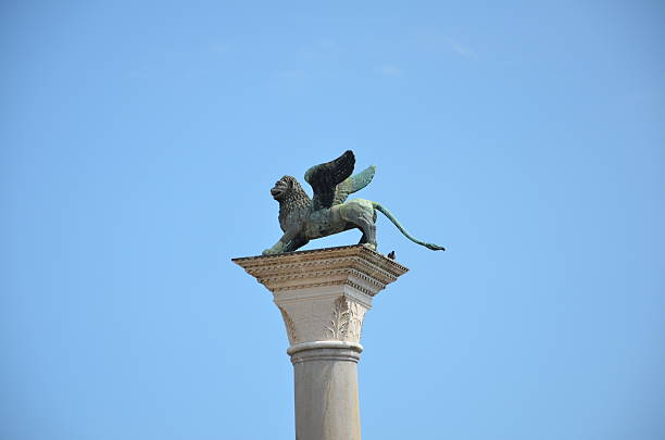 The Lion of Venice stock photo