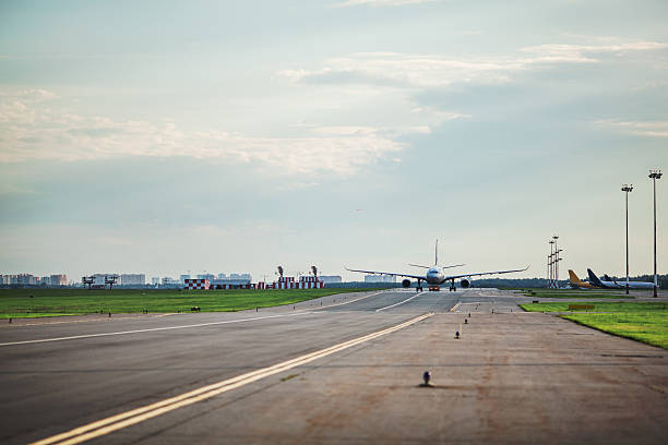istock Airplane taxing on the runway 481838034