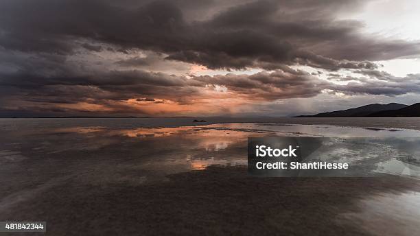 The Stunning Scenery Of Uyuni Salt Lake In Bolivia Stock Photo - Download Image Now - 2015, Bolivia, Horizontal