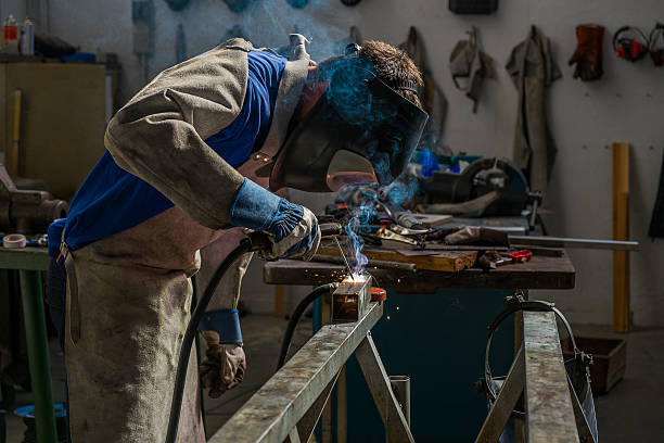 Welder stock photo