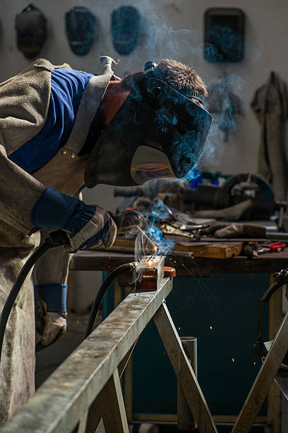 Welder stock photo