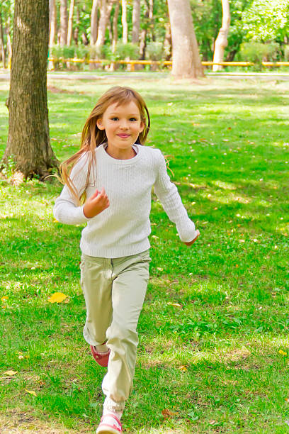 istock Cute running girl 481842962