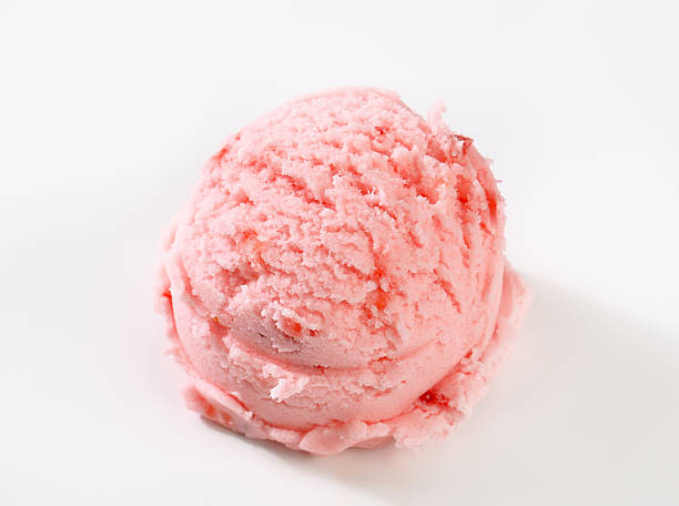 istock Scoop of pink ice cream 481843256