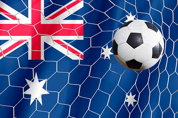 istock soccer ball and australian flag 481851238