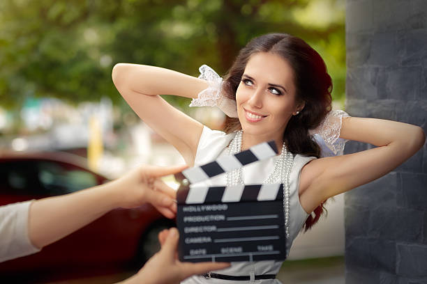 istock Happy Elegant Woman Ready for a Shoot 481852778