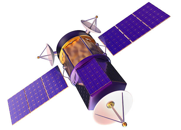istock 3D model of an artificial satellite of the Earth 481856040