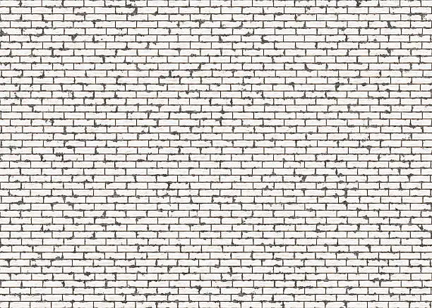 Photo of hi-res red small brick wall pattern with noise texture