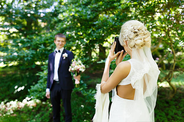 istock Bride shooting of her fiance 481857252