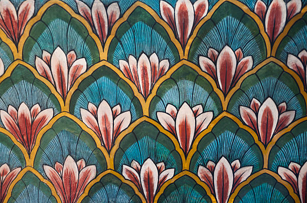 Gate decoration Gate decoration of the city palace, Jaipur, India mughal empire stock pictures, royalty-free photos & images