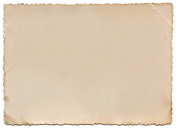 istock Old blank photo isolated on white 481857898