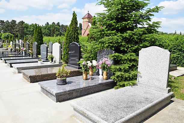 istock Tombstones in the public cemetery 481858284