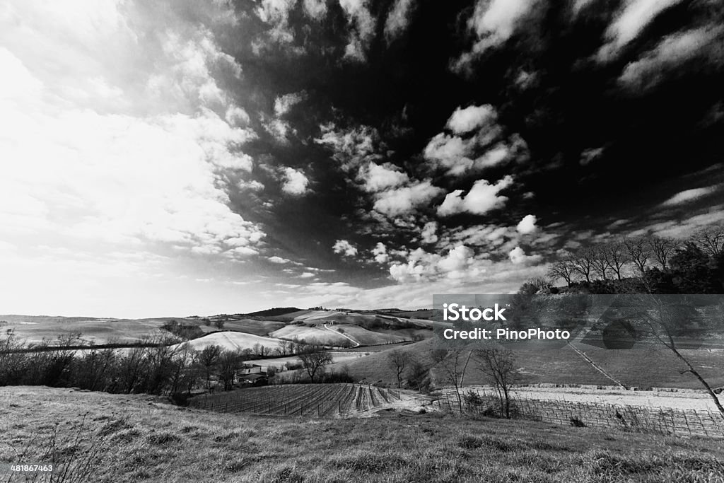 Tuscany Hills - Lizenzfrei Anhöhe Stock-Foto