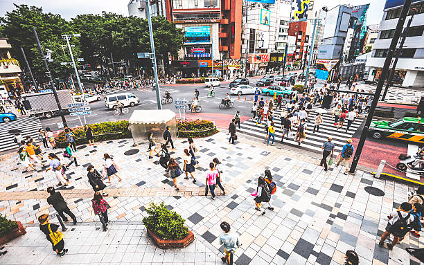 istock Crowded and colourful streets in Harajuku shopping district. 481870358