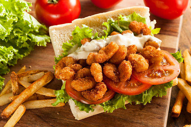 istock Homemade Shrimp Po Boy Sandwich 481871253