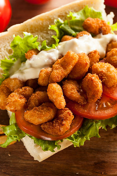 istock Homemade Shrimp Po Boy Sandwich 481871343