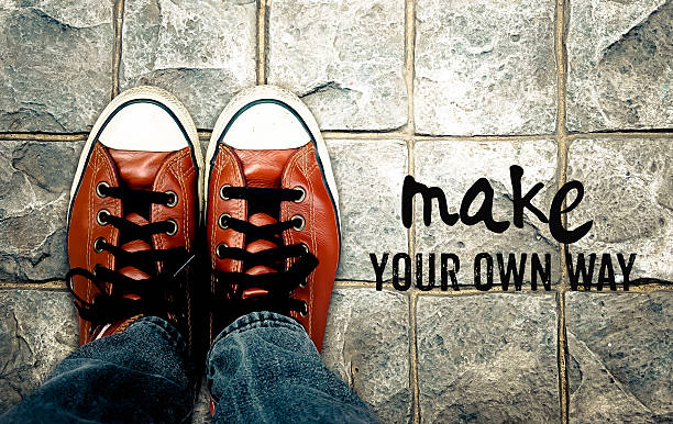 istock Make your own way, Inspiration quote 481872754