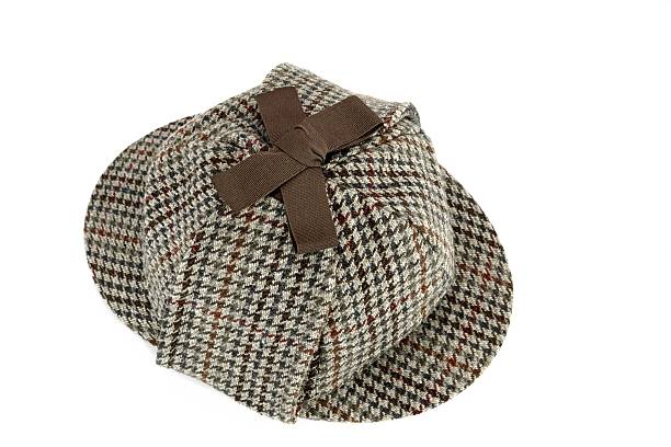 istock Detective Concept Close-up of Deerstalker Cap Isolated 481874032
