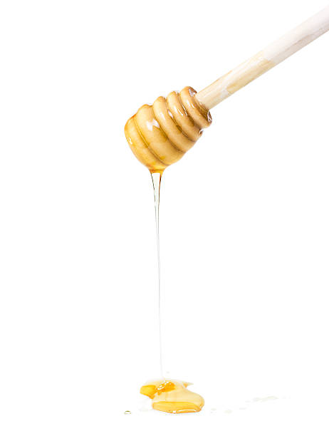 istock Honey stick with flowing honey 481875650