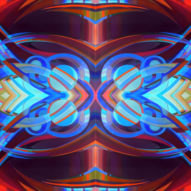 istock Abstract watercolor texture. Painted silk, batik textiles. Colorful streaks 481875858