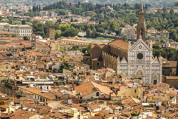 istock Florence, Italy: panoramic view from the top of Duomo church 481881331