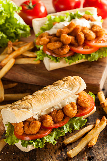 istock Homemade Shrimp Po Boy Sandwich 481881471