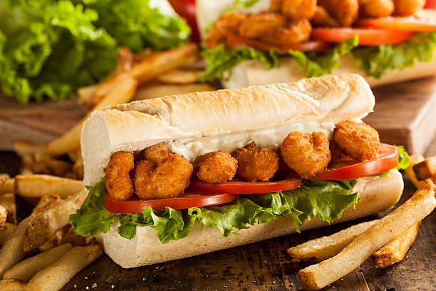 istock Homemade Shrimp Po Boy Sandwich 481881493