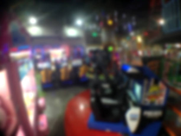 istock blur picture of game arcade 481882480